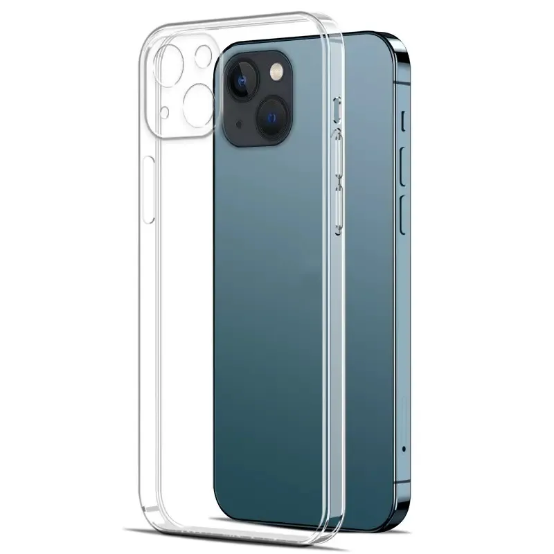 Ultra Thin Clear Crystal Soft TPU Silicone Phone Case for Apple iPhone 14 13 11 pro Max 12 mini XR XS 8 7 6 Plus 4 5 5C 5S