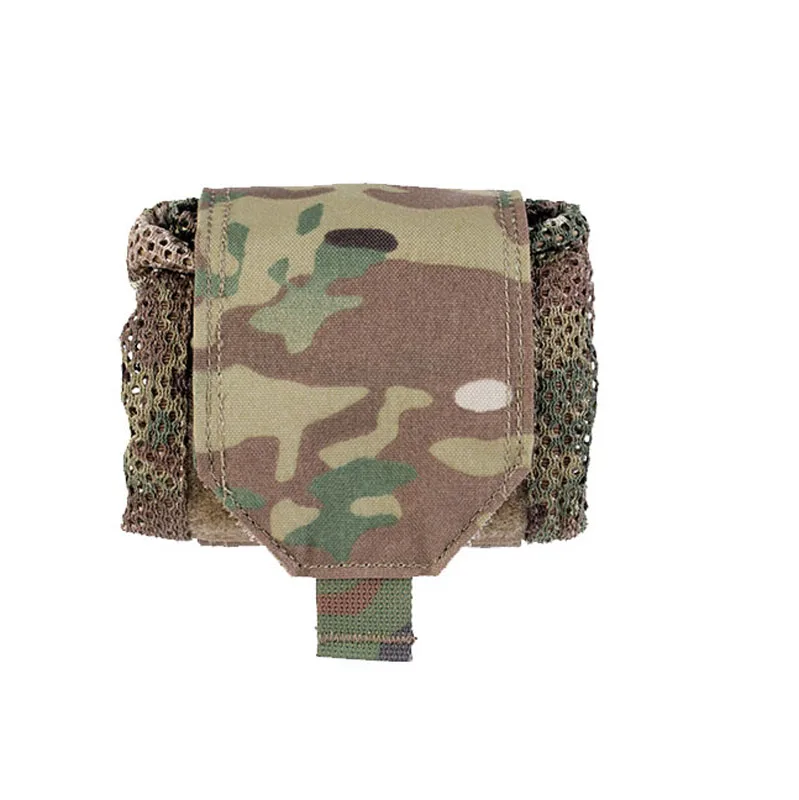 EDC Dull-Sacs de chasse de sport en plein air, mini poche en filet pliable, sacs de décharge en maille enroulable, poudres, chargeur, 5OOD