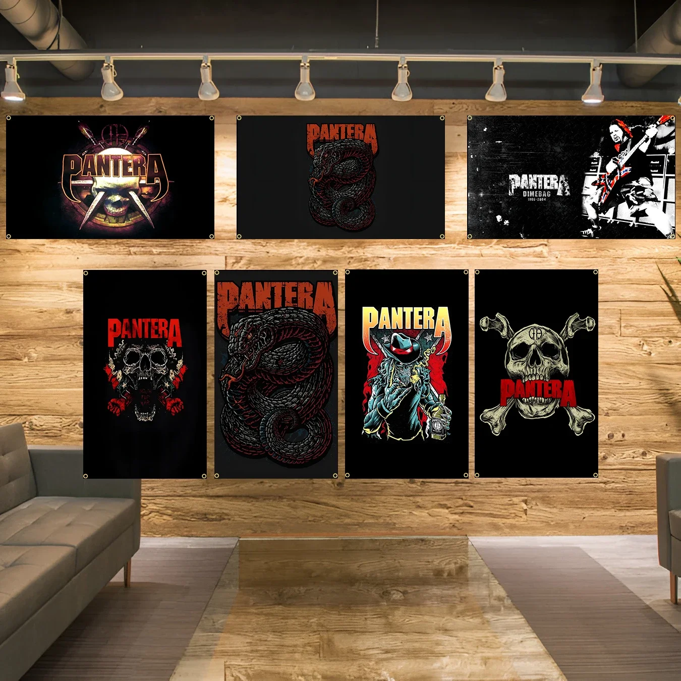 90x150cm 3X5FT P-Panteras Heavy Rock Band Flag Flags Polyester Printed Banner For Decoration