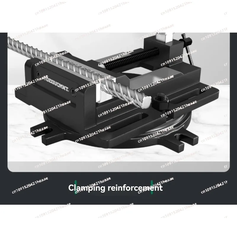 

Suitable for small pliers precision fixed fixture, universal rotating table vise（Base not included）4inch Quick flat pliers,