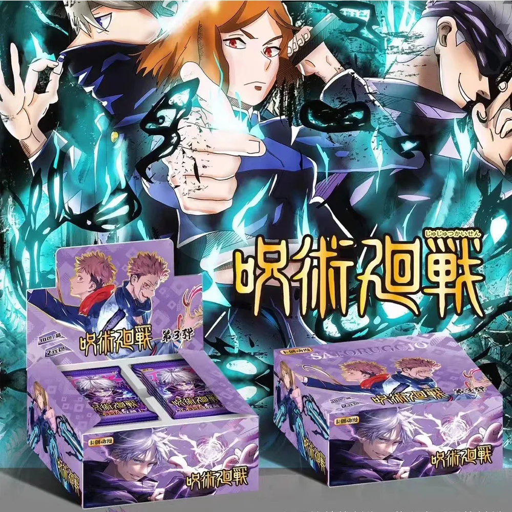 New KaChuang 2m03 Jujutsu Kaisen Cards Japanese Anime Booster Box Doujin children Toys And Hobbies Gift