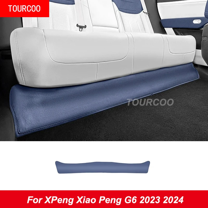 

For XPeng Xiao Peng G6 2023 2024 Under The Rear Seats Leather Protector Interior Accessories