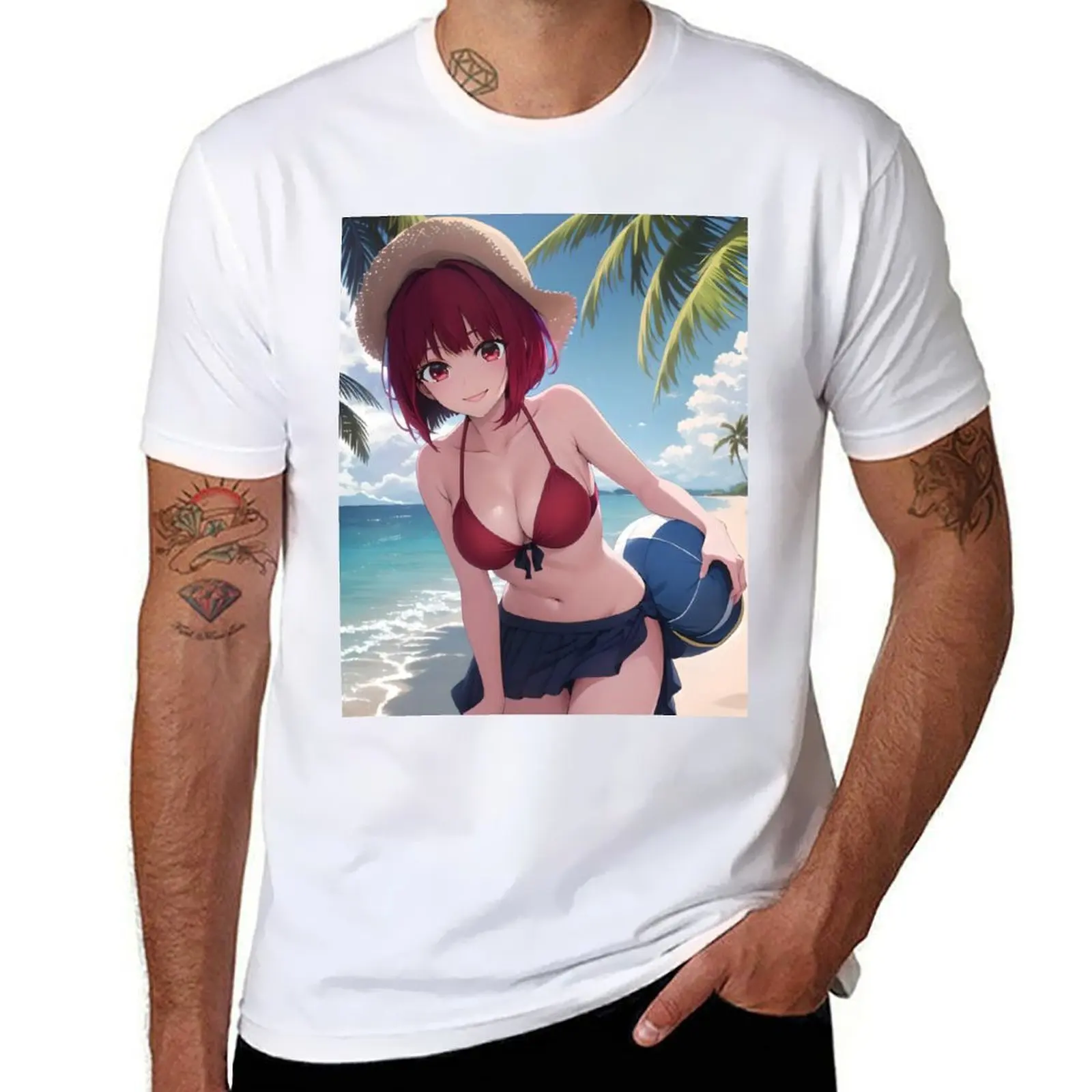 

Kana Arima - Beach T-Shirt t shirts for man cotton funny t shirt men 100% cotton luxury brand T-Shirt