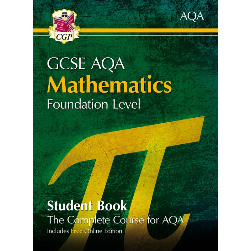 

GCSE Maths AQA Student Book Foundation With Online Edition CGP Books Coordination Group Publications 9781789083095 Book