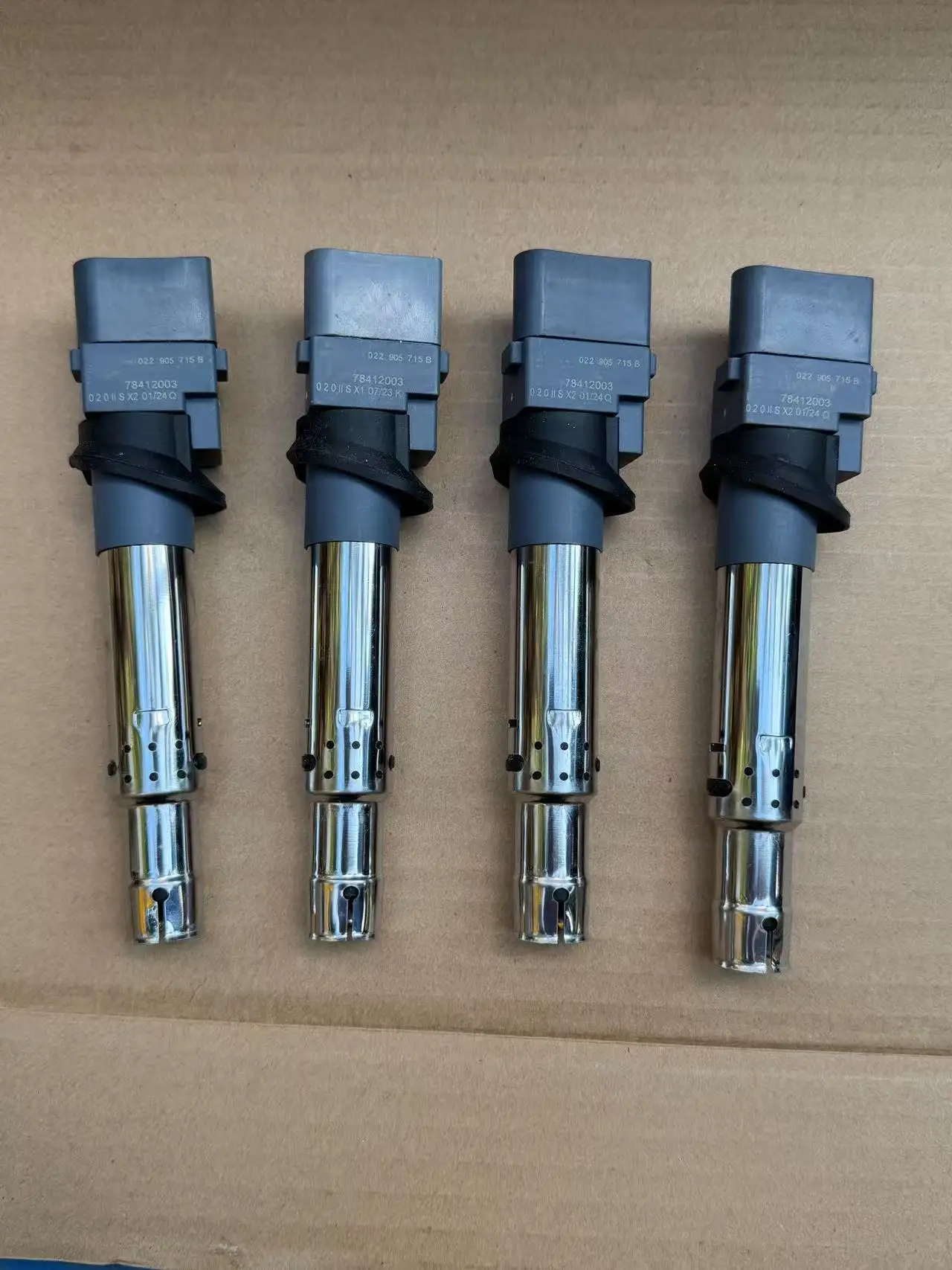 4pcs Ignition Coil 022 905 715B For Audi Q7 TT VW Transporter CC Eos Golf R32 Passat R36 Phaeton Touareg022905715A