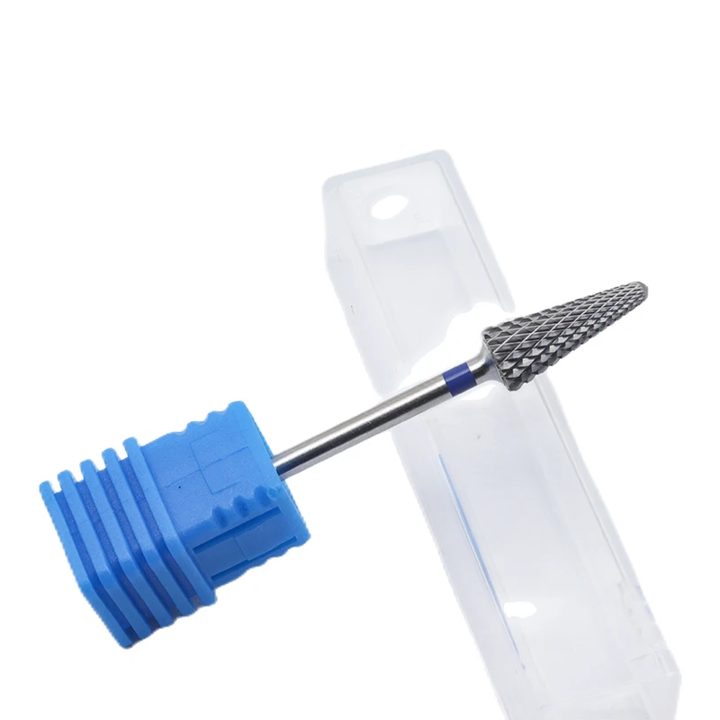 M Cone Shape Nail Drill Bit Carbide 3/32" Milling Cutter For Manicure Rotary Burr Electric Drill Accessories Tool