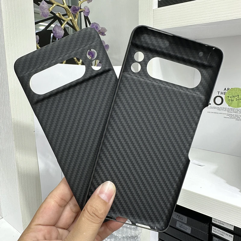 For Google Pixel 8 Pro Case Real Kevlar 1500D Ultra thin Anti-Slip Genuine Aramid Fiber Slim Cover for Google Pixel 8