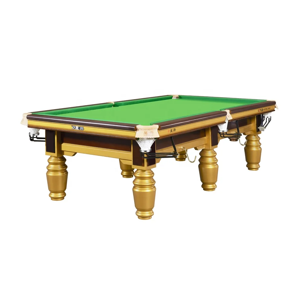 Premium Chinese 8 Ball Pool Table with Customizable Size for Home Bar & Tournament Use