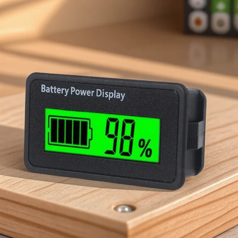 Digital Battery Capacity Monitor 12V 24V 48V Universal LCD Voltmeter for Car Motorcycle Lithium Lead-acid Battery Tester