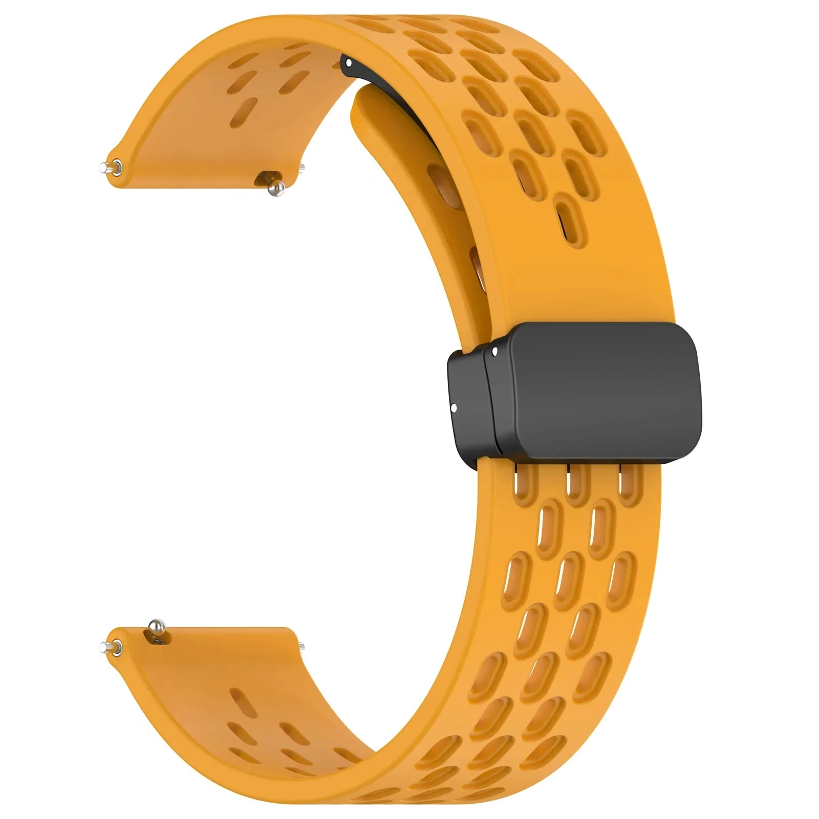 Banda magnética de silicona para pulsera, banda para Garmin Venu 2 Plus/Venu 3 SQ 2/Forerunner 255 245 265 55, Vivoactive 4 5 3, 20 y 22mm