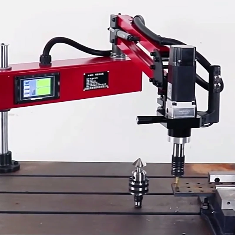 LY Vertical Type Universal Tapping Machine M2-M10 M3-M16 M3-M20 Electric Threading Tapper with Chucks Easy Arm Power Tool