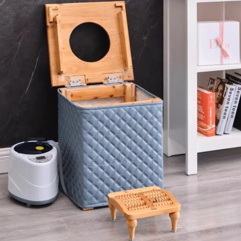 Wooden Yoni Steam Foldable Chair Vaginal Spa Postpartum Relief Eco-Friendly Safe Natural Oak