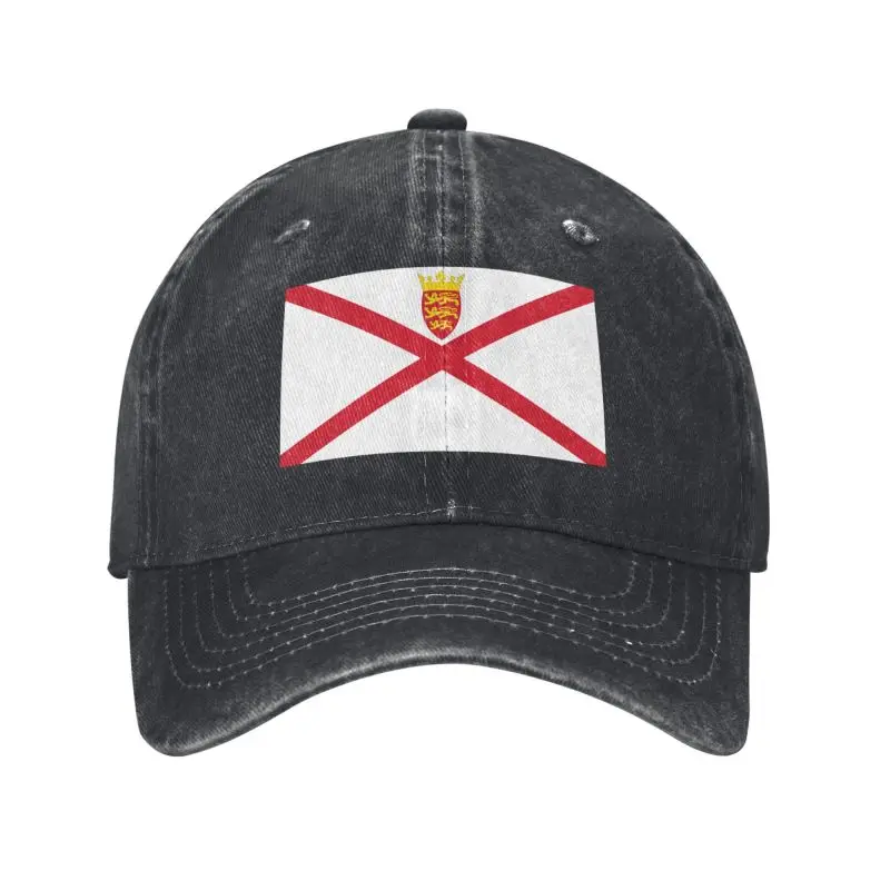 Personalized Cotton Flag Of Jersey Baseball Cap Hip Hop Women Men's Adjustable Dad Hat Summer