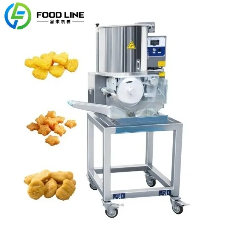 Automatic Chicken Nuggets Making Machine Hamburger Patty Forming Making Machine Industrial Burger Patty Machine Customized