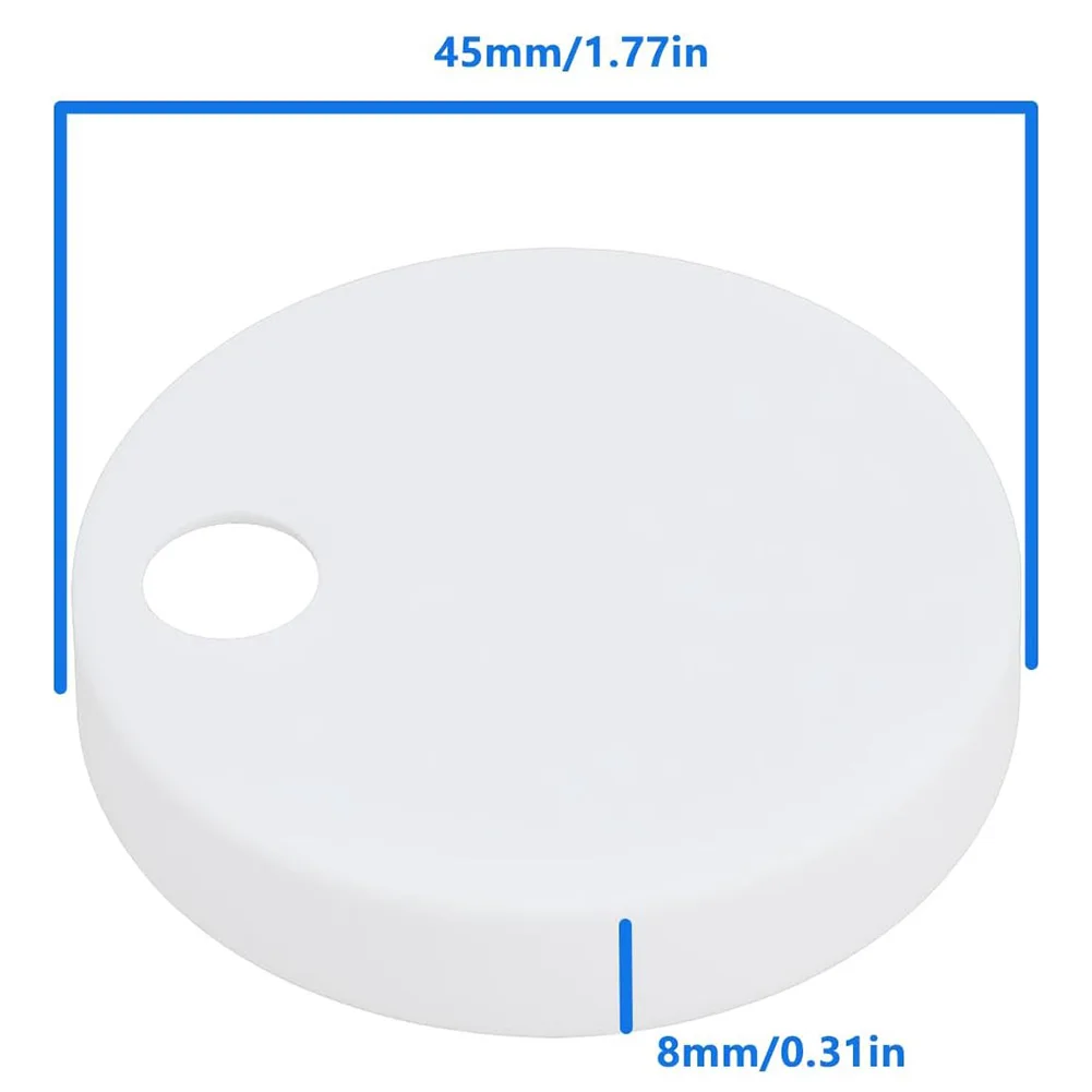 4 Pack 45mm Plastic Toilet Base Bolt Covers On Decorative Lids For Hiding Screws In Modern Bathroom Renovation Projects