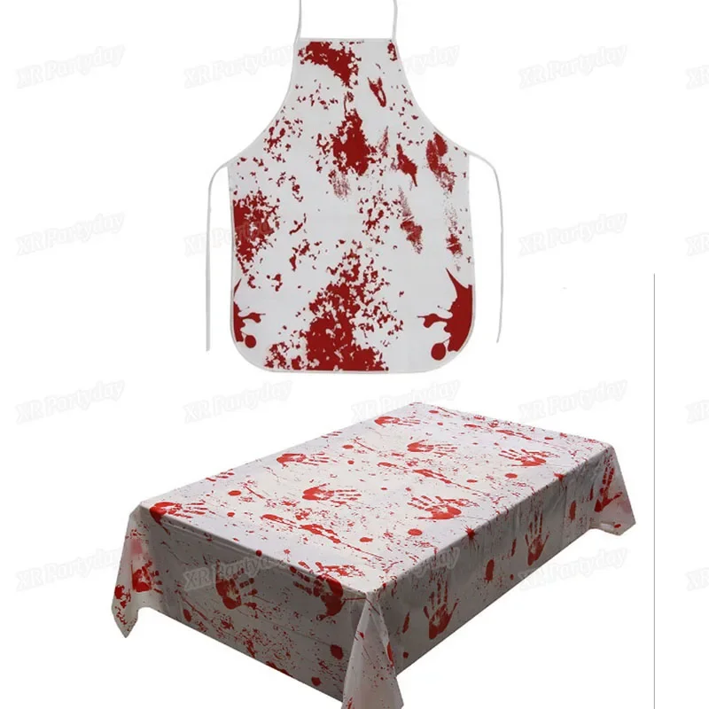 Adults Children Scary Bloody Apron Butcher Aprons Cosplay Props Dress Up Party  Costume Christmas Xmas Halloween