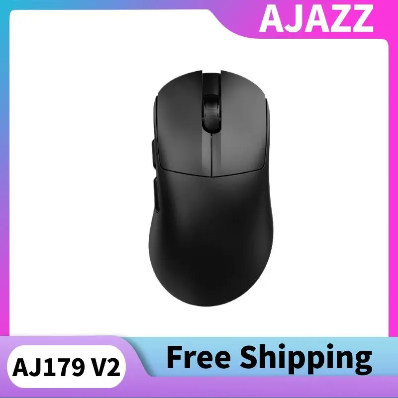 

AJAZZ AJ179 V2 179MAX 1000HZ Wireless Dual-Mode Right-Hand Mouse with PAW3311 Sensor and 12000 DPI Customizable Gaming Mouse