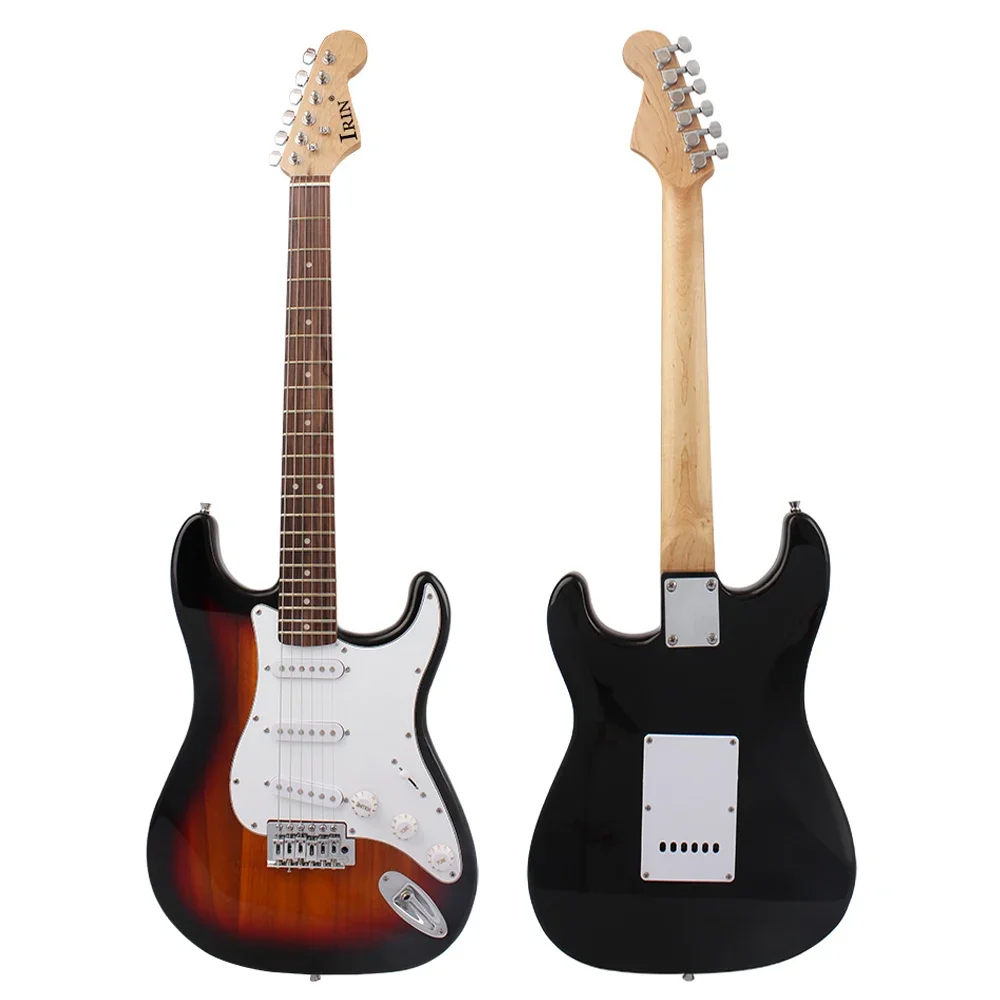 IRIN ST 39 Inch Electric Guitar 22 Frets 6 Strings Maple Body Neck Electric Guitarra With Necessary Guitar Parts & Accessories