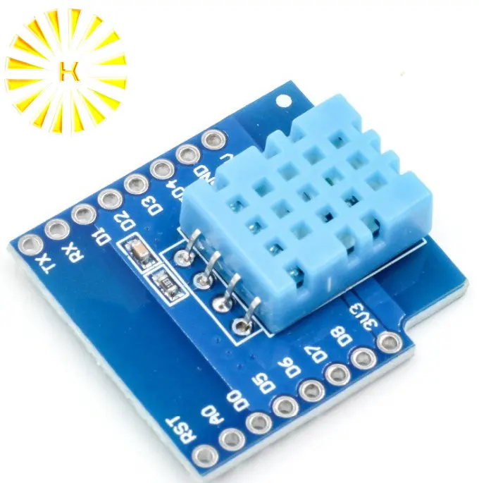 DHT11 Wemos D1 Mini Expanding Board Single Bus Digital Temperature and Humidity Sensor Shield Module Connector