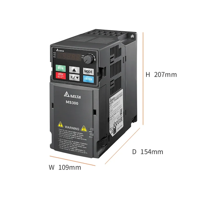 Delta VFD13AMS43ANSAA MS300 Series Drive 5.5kw three phase 100% original frequency inverter