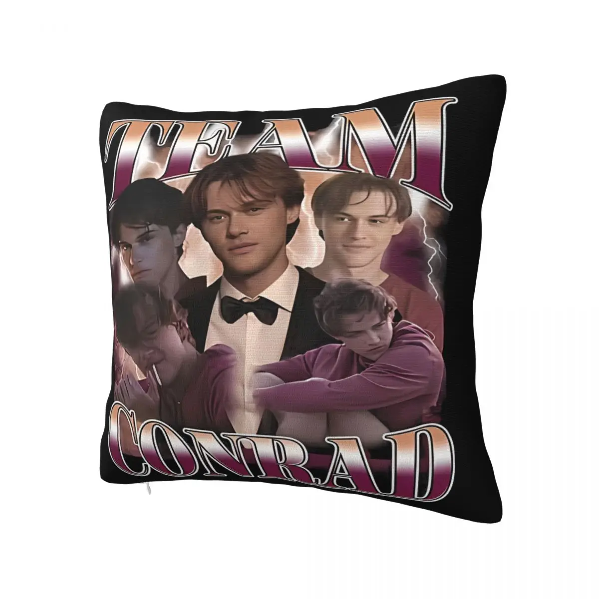 مخصص فريق كونراد ابن عمومين وسادة غطاء وسادة ناعمة غطاء الوسادة Kawaii الرسم سادات لحفل زفاف ديكور المنزل