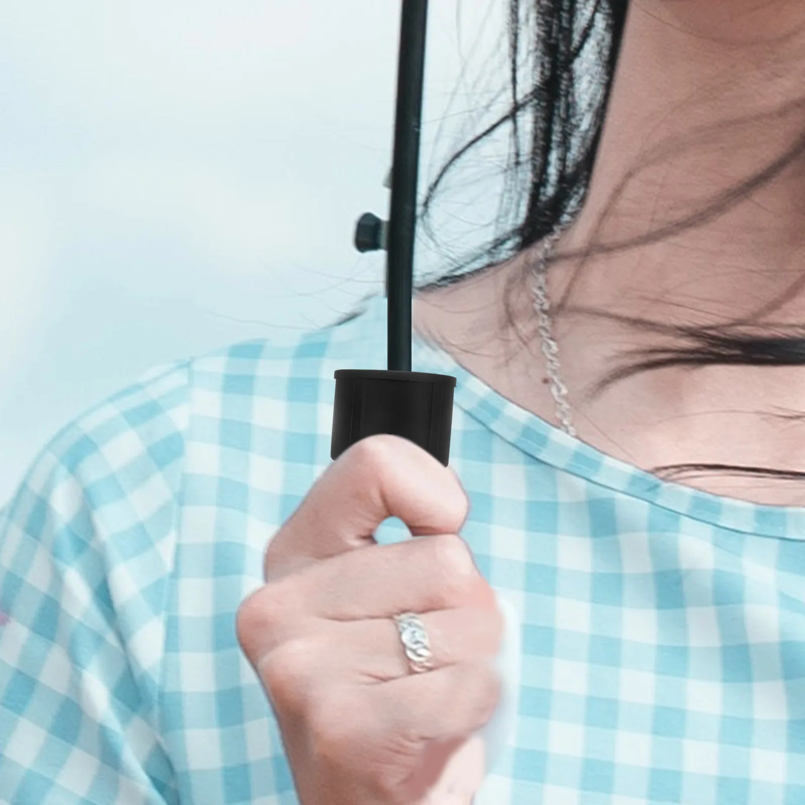 

1pc Handle Replacement Grip For Folding Rain Compact Umbrella Handles For Daily Use Travel Handle Daily Use Umbrella Supplies