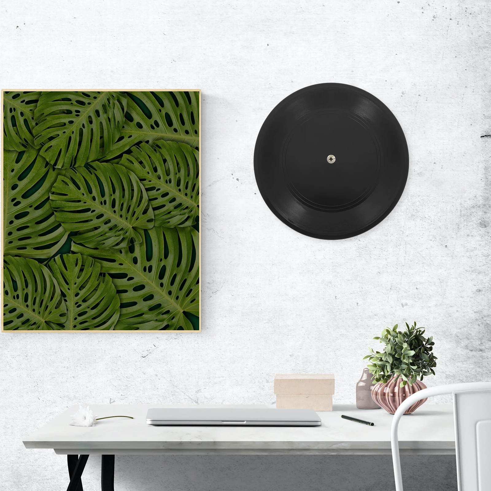 

Creative Vinyl Record Wall Art Plastic Decorations for Home Bar Ktv Coffee Shop Vintage Themed Party Decor Vinyl Records Decors