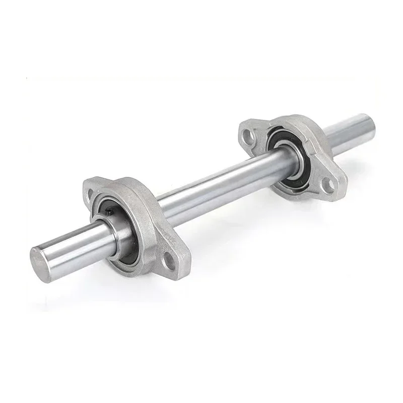1PC 316SS Optical Axis Linear Rail Shaft OD 8 10 12 15 20mm 2PC KP/KPL Bore Ball Bearing Pillow Block Mounted Support Zinc Alloy