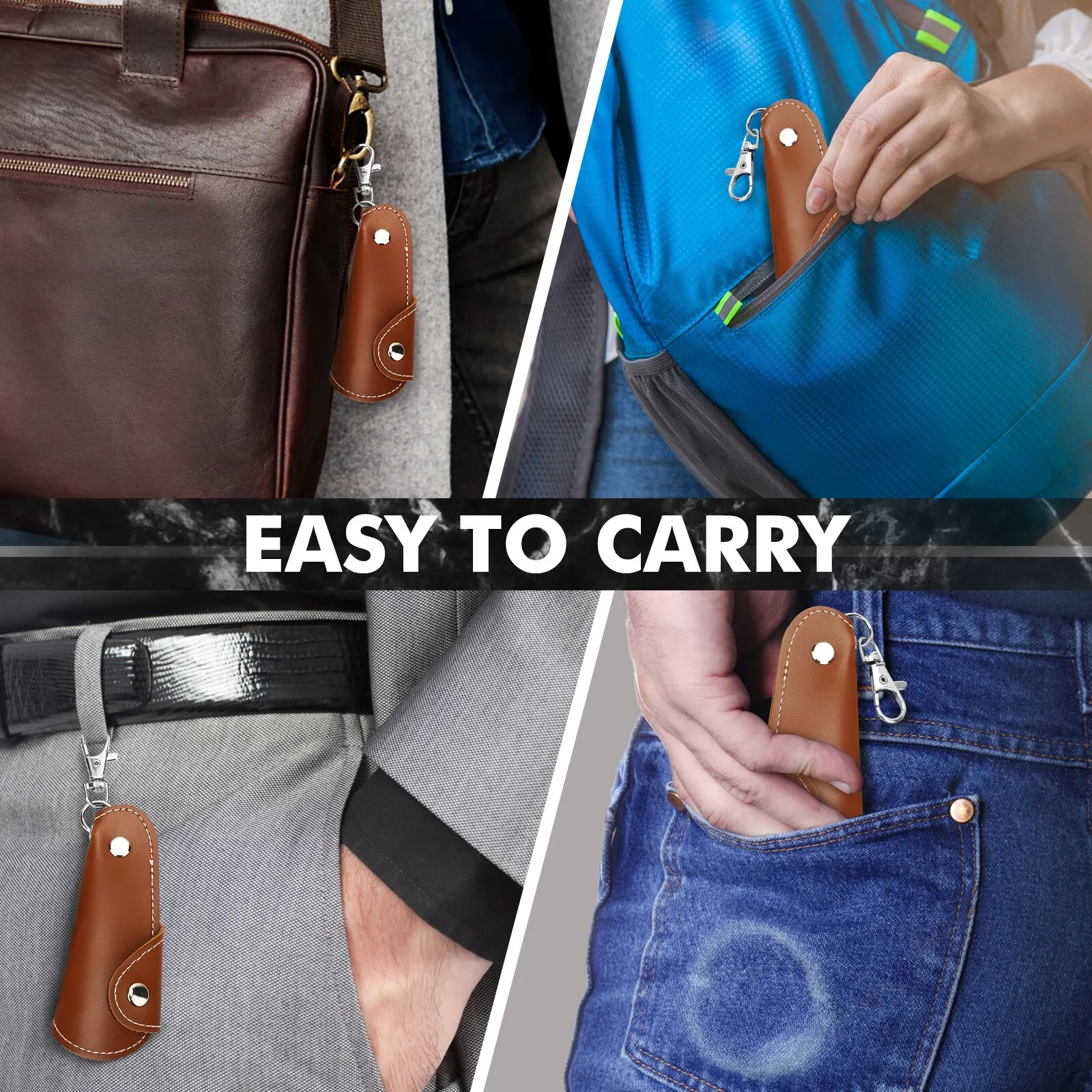 ZOMAKE-Mini Cornes à Chaussures en Métal, Lève-Chaussures, Portable, de Voyage, Lumineuse avec Poignée en Cuir, Déduction LumineArtworks pour Porte-clés