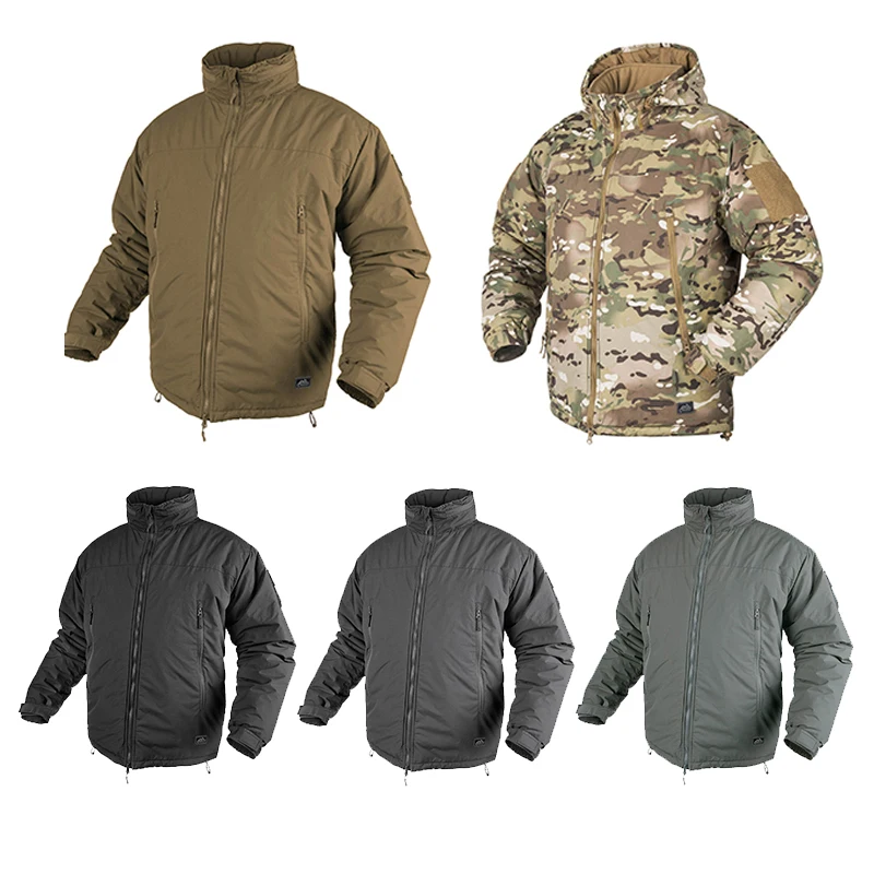 L7-chaqueta impermeable para hombre, Parkas cálidas, cortavientos, militar, táctico, caza, Camping, senderismo, abrigo de la región Polar, Invierno