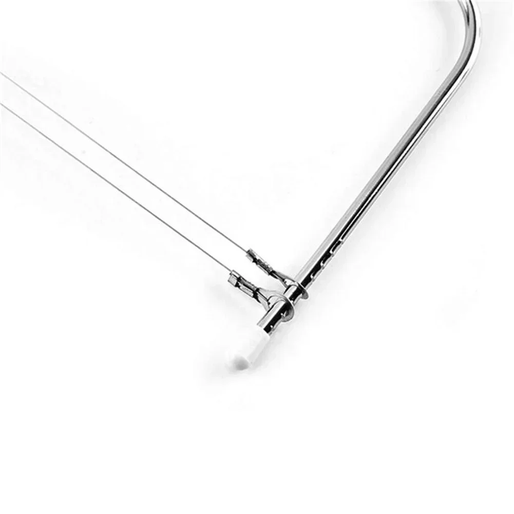 

1pc Cake Cutter Leveler Professional Cake Cutter Adjustable Double Cutting Wire Leveller Stainless Steel 34x17cm