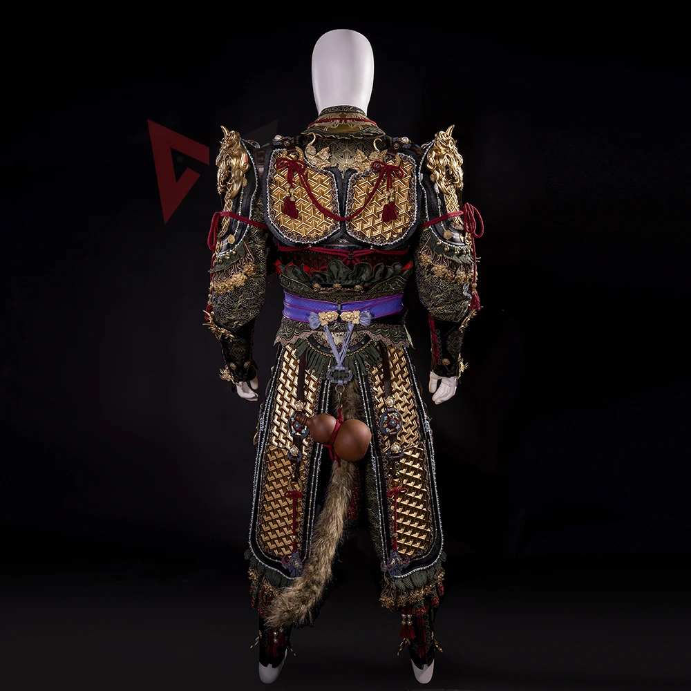 New Game Black Myth: Wukong Cosplay Costume Set Hair Crown Armor Shirt Pants Cosplay Halloween 3D Printing Costume Custom Made