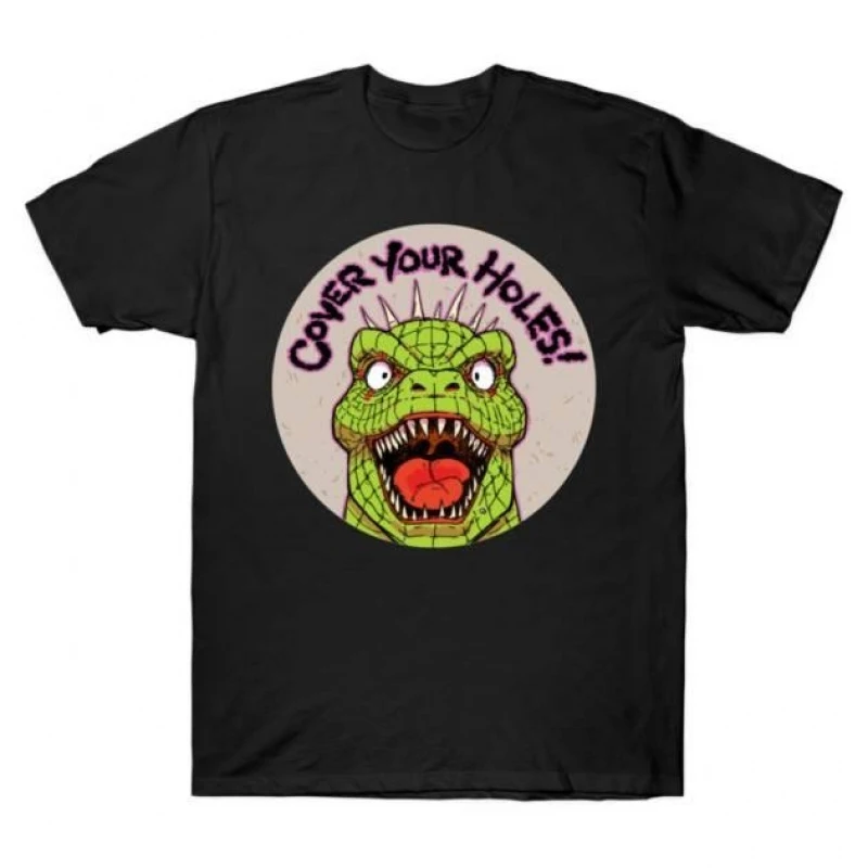 

Cover Your Holes Caiman!Dorohedoro Gift T shirt for Anime lover Kaiman Cartoon Graphic tee Short sleeve Y2k Clothes All size Top