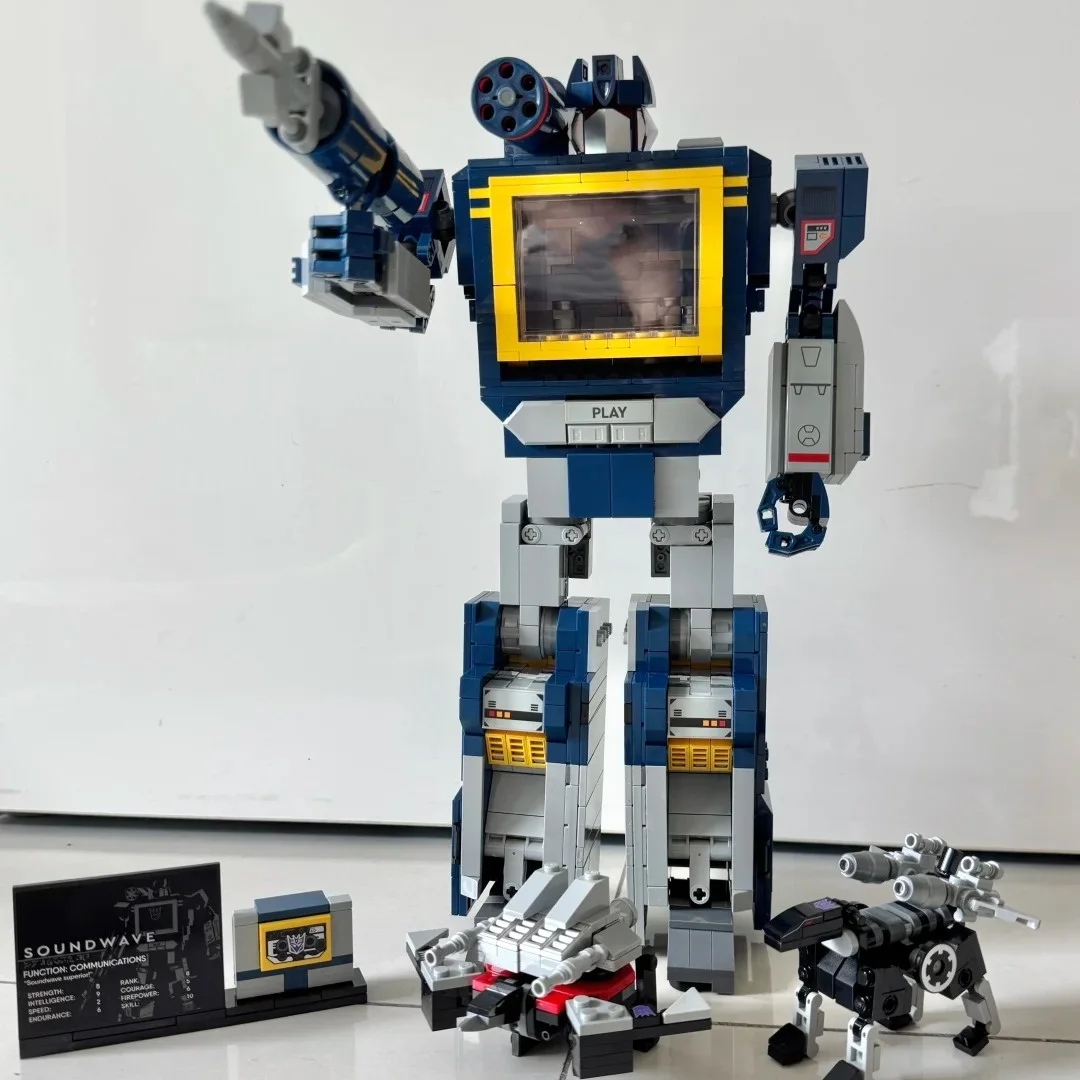 En Stock 1505 pièces film Trans Robot figurine Soundwave modèle blocs de construction briques jouets de noël cadeaux maison Decro
