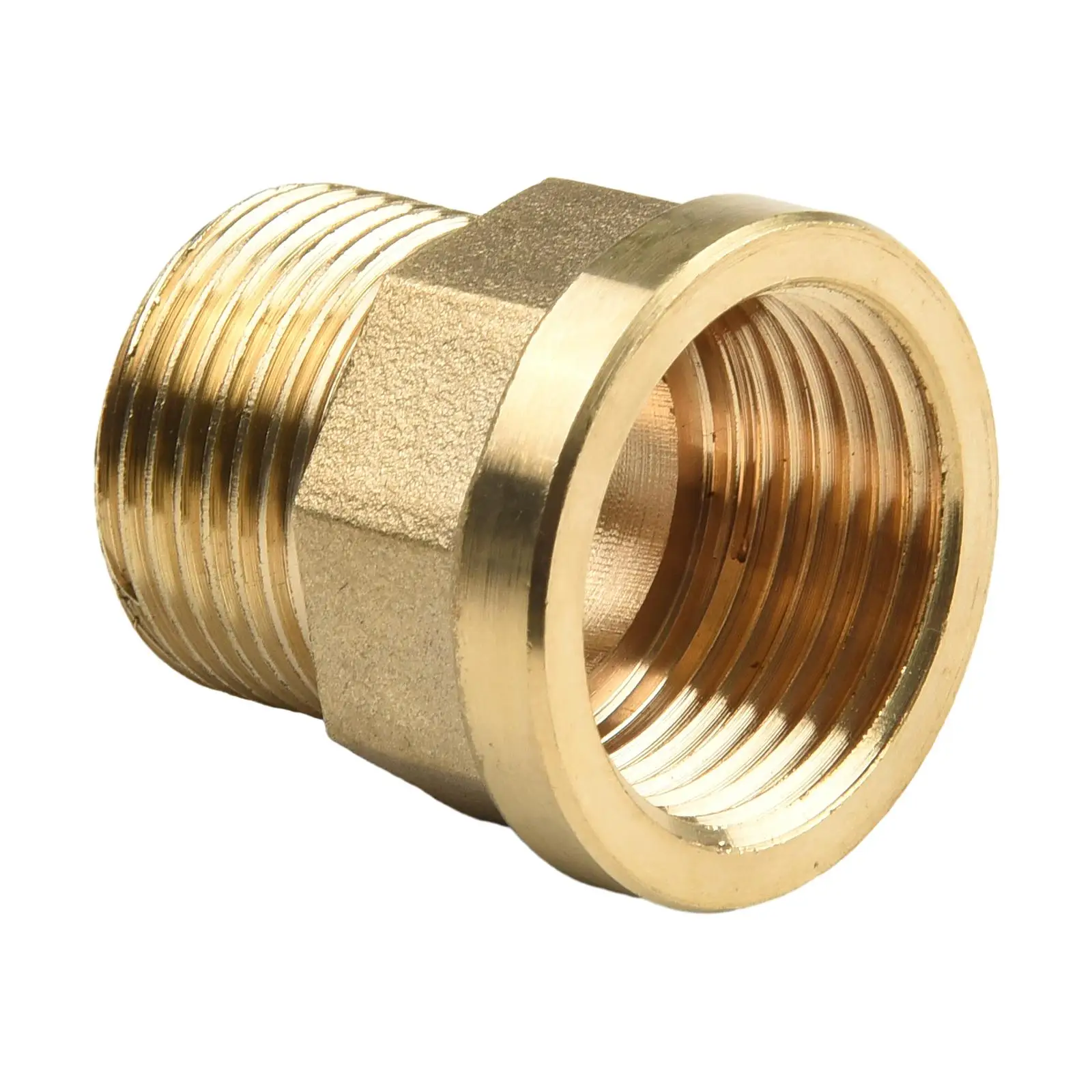 

Quick And Easy 3/4 Inch Double Male Threaded Brass Garden Hose Adapter Water Pipe Quick Connector For Your Hose