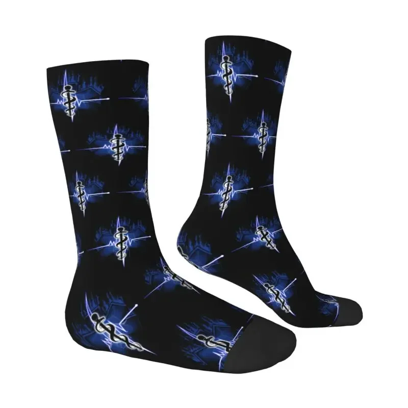 Fashion Emt Star Of Life Socks Women Male Men Breathable Hip Hop Non-Slip Funny Paramedic Medical Football Sports Socks