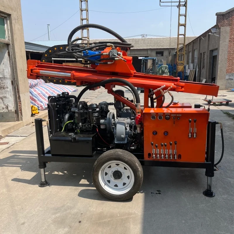 Impianto di perforazione di pozzi d'acqua da 300 metri del produttore cinese per componenti del cuscinetto del cambio dell'ingranaggio del motore centrale di costruzione agricola