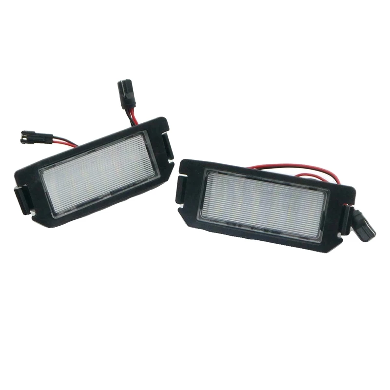 Car White 18-LED License Plate Light Number Light Replacement For Hyundai Veloster Genesis 2D Kia Soul