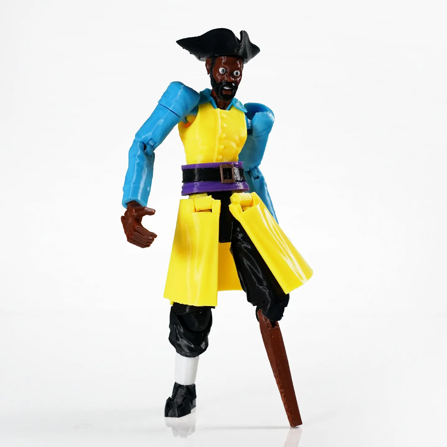 Super 3D 3D-Gedruckte Backrooms Pirat Clark Actionfigur Backrooms Dummy13 T13 Mehrteilige Actionfigur Spielzeuge – Detail 5