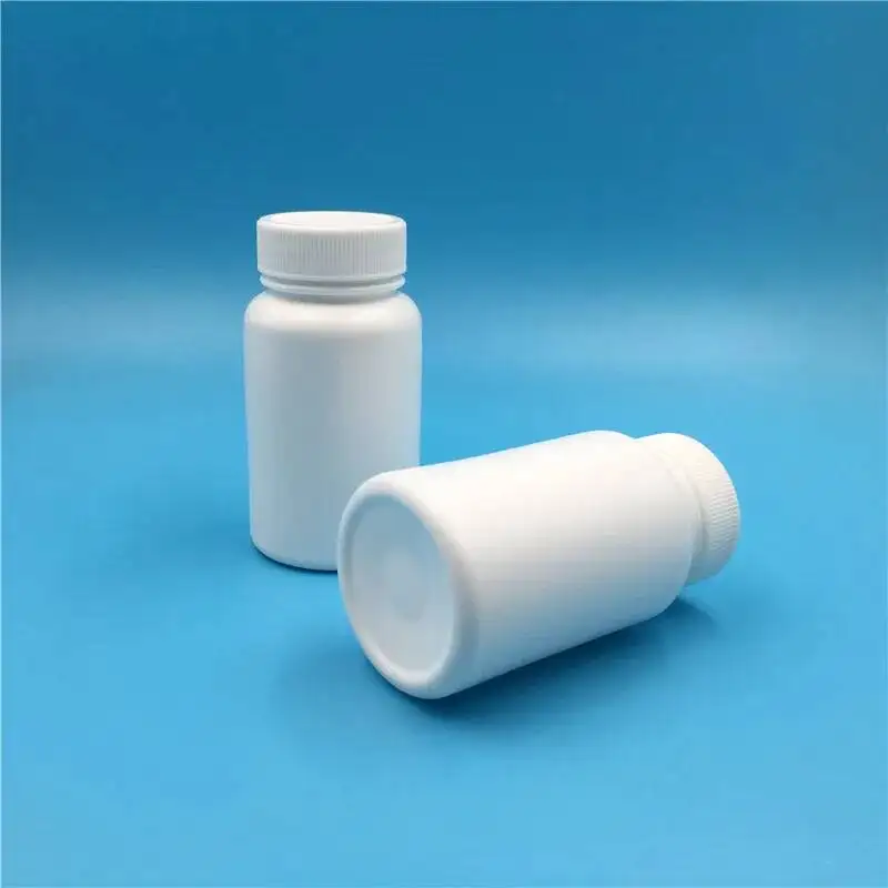50PCS HDPE White Plastic Empty Jars - 10ml 30ml 60ml 100ml Multi-Size Containers for Pills, Powder, Bath Salts & Cosmetics