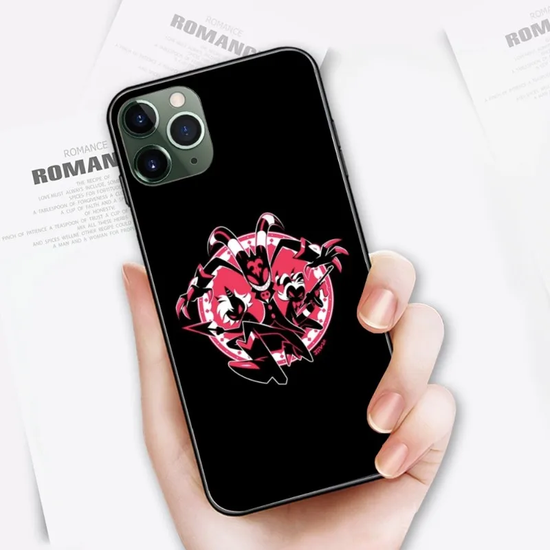 Helluva Boss Mobile Phone Case for iPhone 14 13 12 11 XS X 8 7 6 Plus Mini Pro Max SE 2022 Black Soft Phone Cover Funda image 4