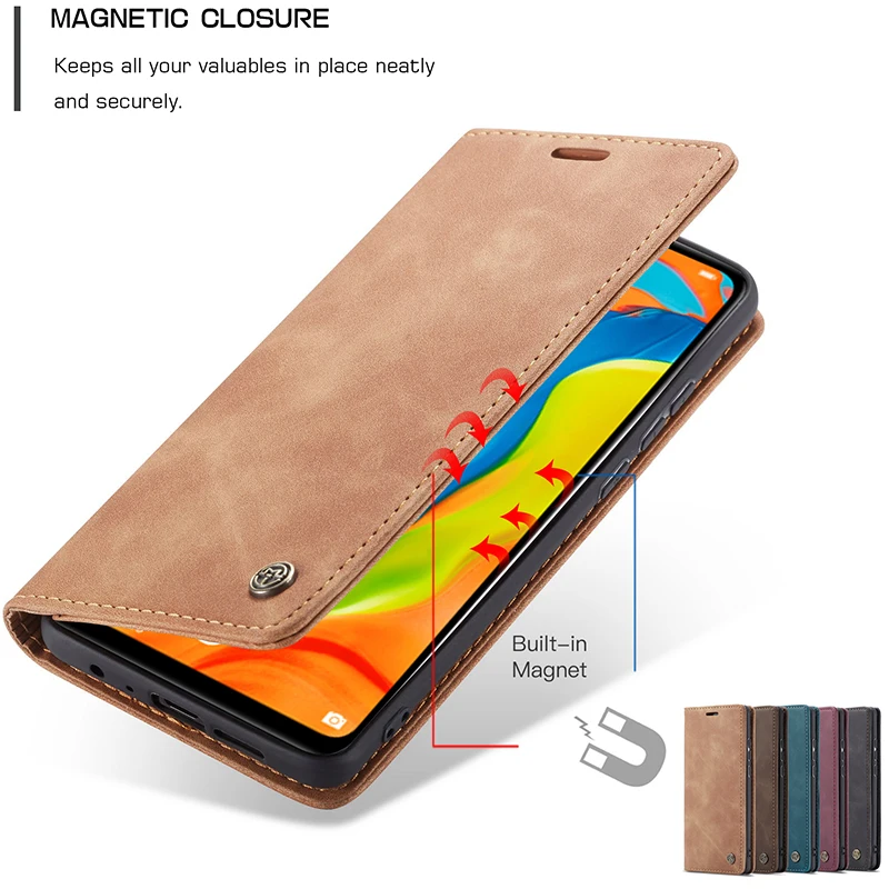 Wallet Flip Magnetic Leather Case For Huawei P20 P30 P40 Lite P50 Mate30 Pro P Smart 2019 2021 Honor10lite Y7A Card Phone Cover