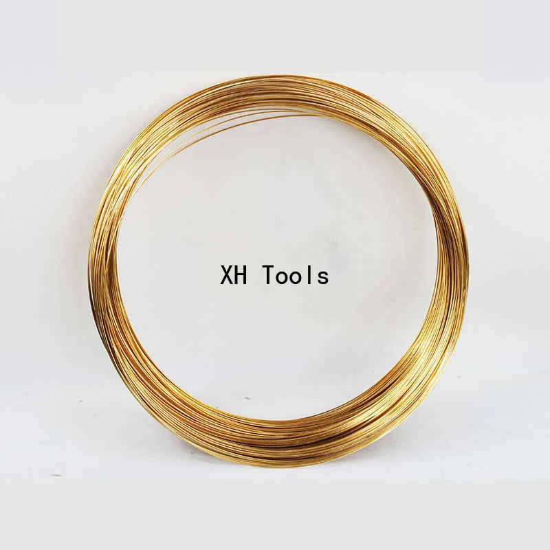 Filo di ottone Asta di ottone massiccio, Filo nudo, Filo metallico rotondo Filo morbido e sottile fatto a mano Diametro 0,3 mm 0,4 mm 0,5 mm 0,6 mm 0,7 mm 0,8 mm ~ 3 mm