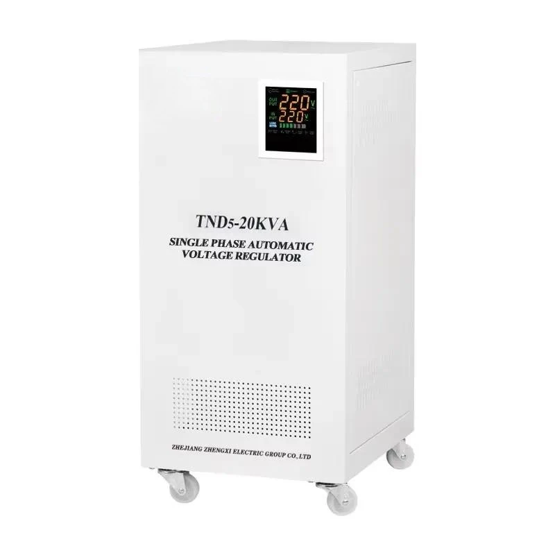 TND Series Single Phase 220V Servo Type Voltage Stabilizer Regulator 15KVA 20KVA 30KVA with Digital Display