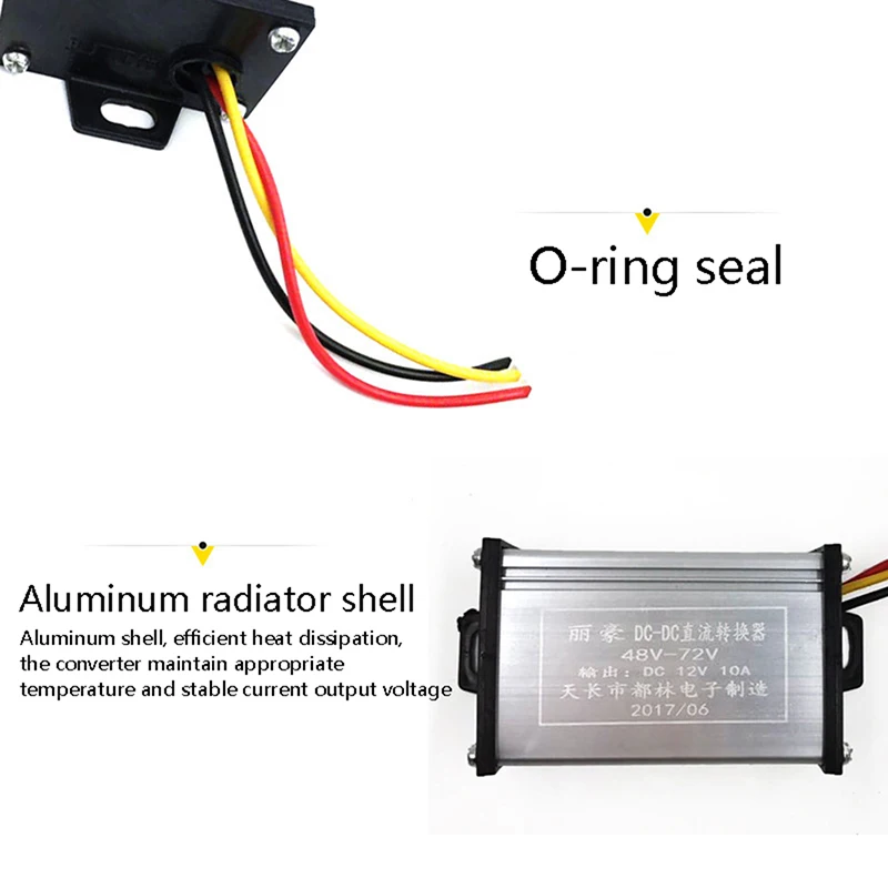 Transformer DC 36V 48V 60V 72V 96V To 12V 10A 20A Electric Bicycle Converter