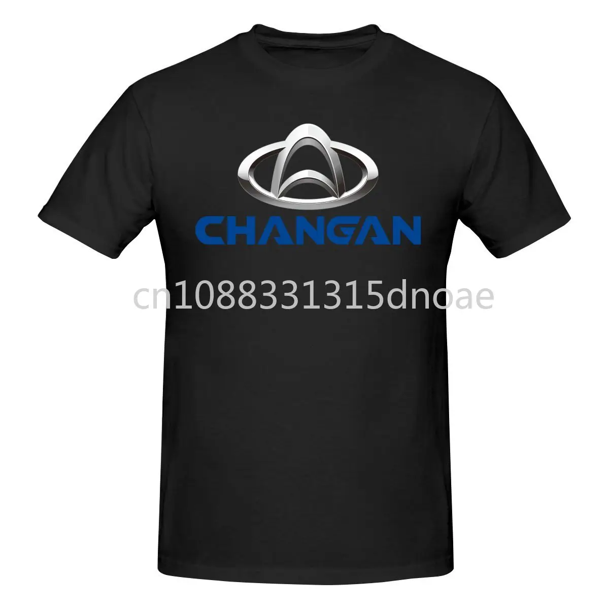 

Футболка CHANGAN AUTO мужская с круглым вырезом и принтом, летняя Модная хлопковая футболка с коротким рукавом