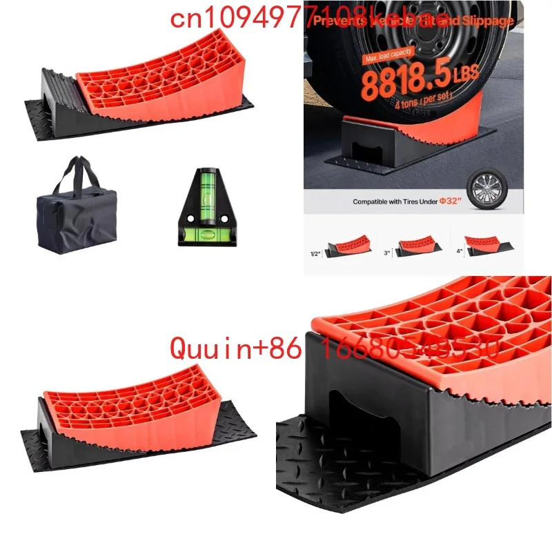 1o Camper Levelers 2 Pcs RV Leveling  8818.5lbs Camper Wheel Chocks Max. 4