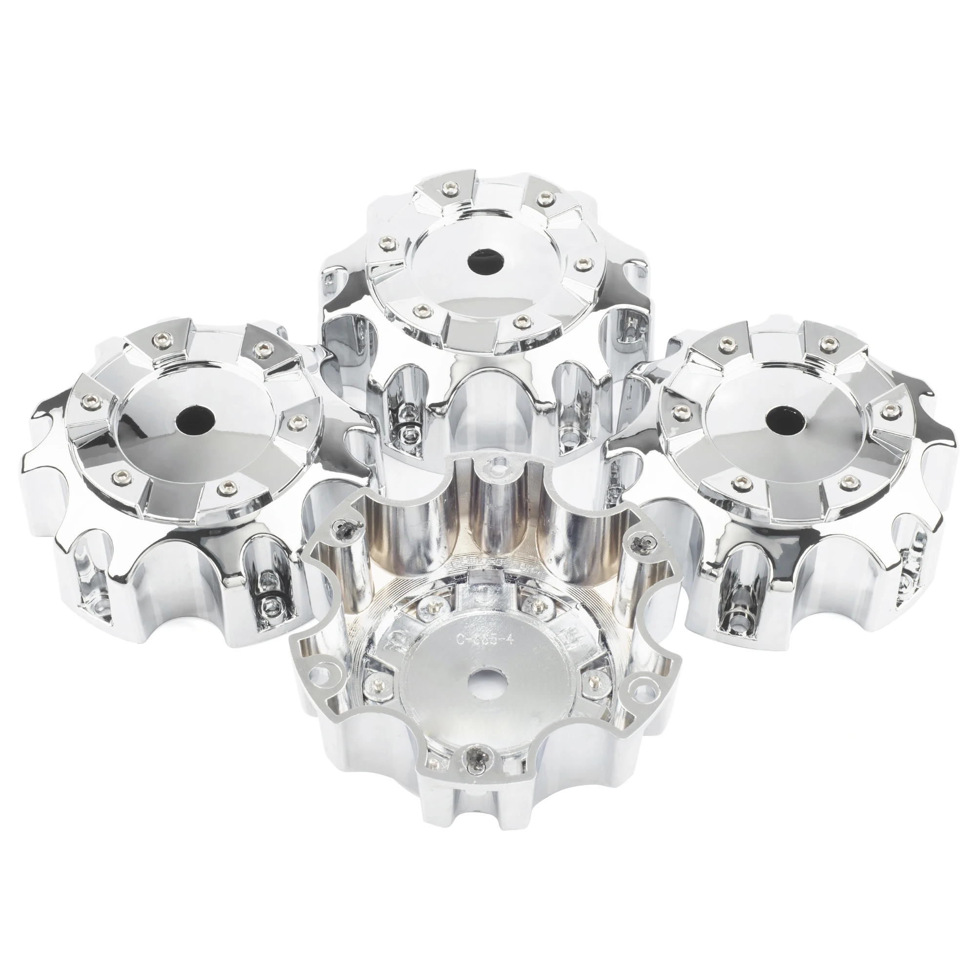 4pcs 135mm 125mm Wheel Hub Cap For C803502CAP S813 Rim Center Cover Refis  6 Lugs  Styling Car Accessroies Chrome