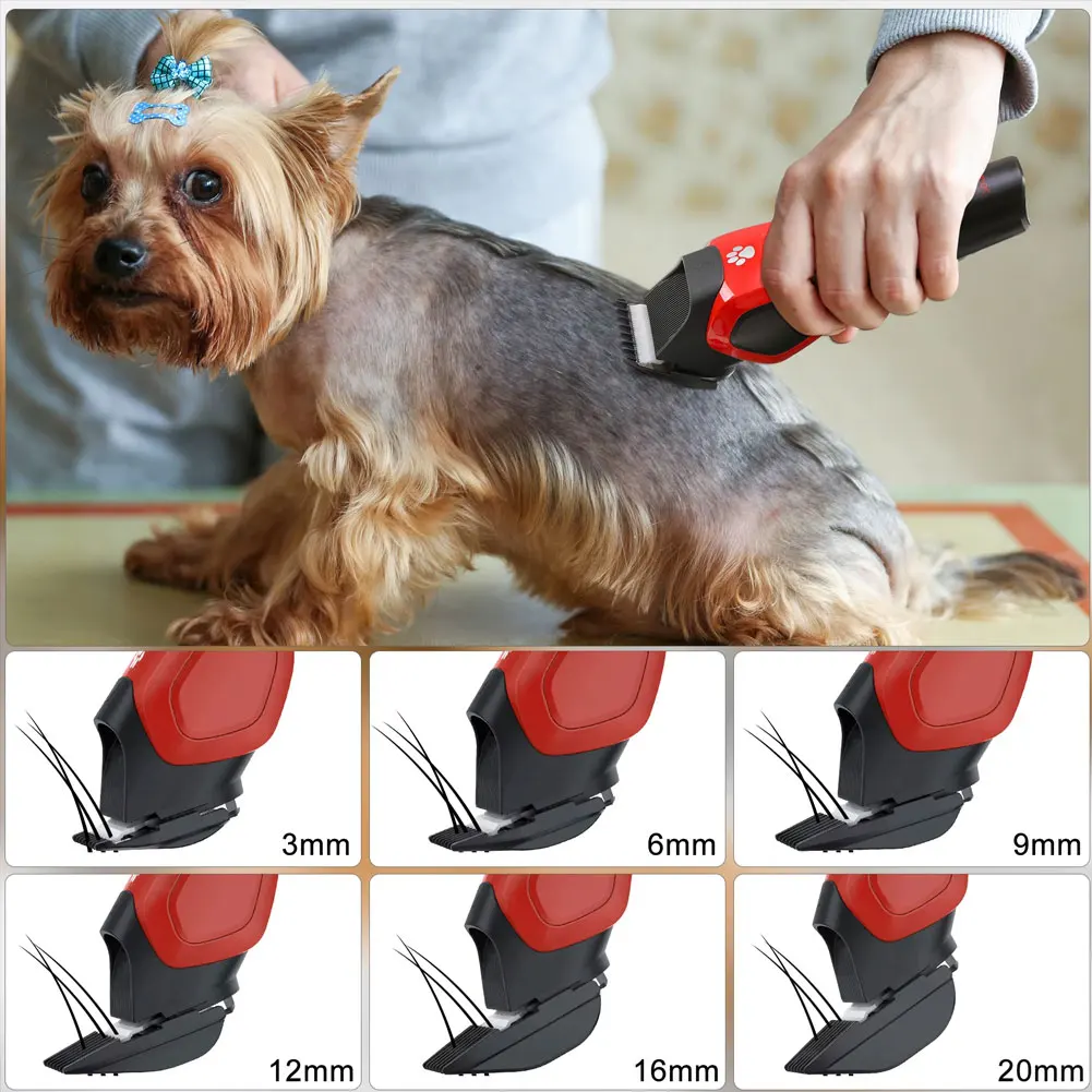 Solimpia Pet Grooming Trimmer Adjustable Speed Large Dogs Cats Hair Remover Tool for Pet Shops Professional Pet Care Equipment - view 5
