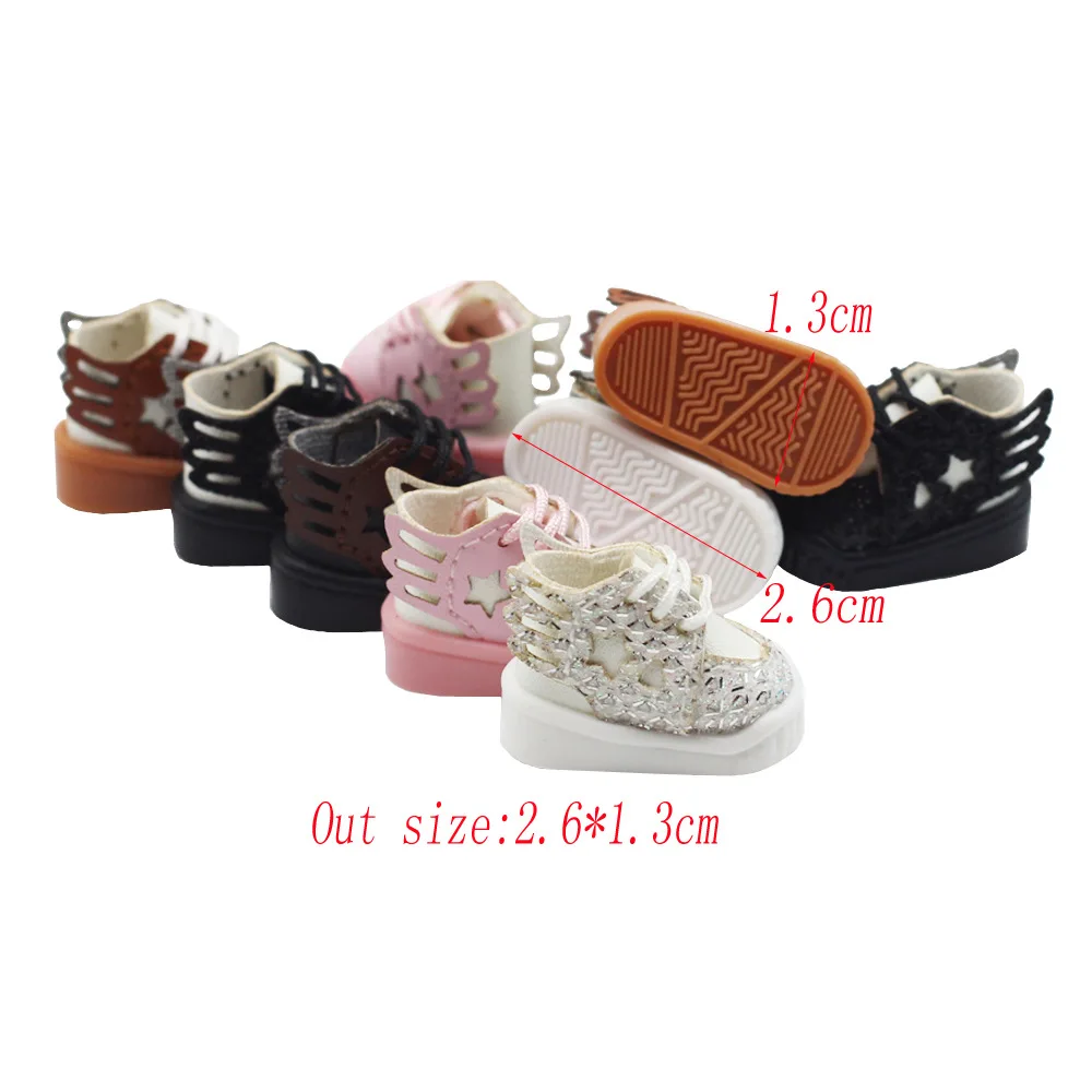 Ob11 Doll Wing Shoes Fashion Holala Sport Sneakers Shoes For Nendoroids Obitsu11,Body9, Gsc, Ddf, Holala, 1/12 Bjd Doll